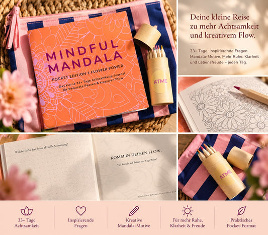 PAUSE POCKET MINDFUL MANDALA - THE RITUAL OF FLOW - MIX & MATCH - 1 Stk.