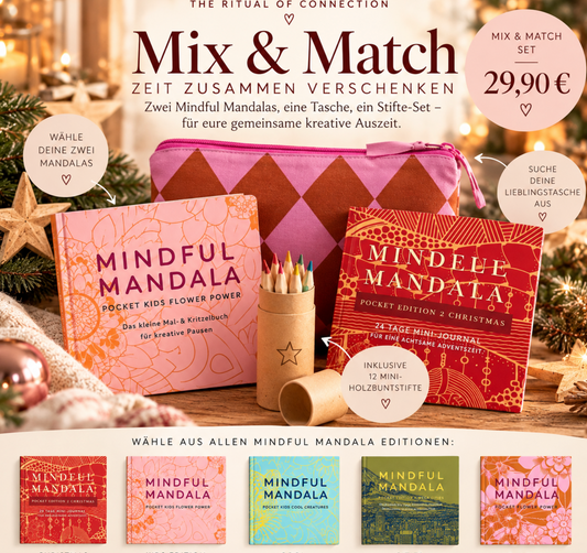 PAUSE POCKET Mindful Mandala MIX & MATCH - THE RITUAL OF CONNECTION - 2 Stk.
